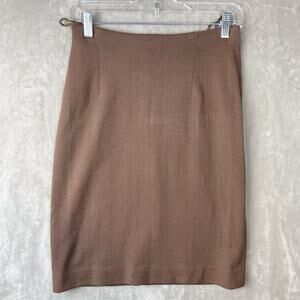 Vintage 60/70s Cyrano By Sebastian 100% Wool Knit Skirt Size 8 Dark Academia